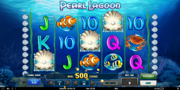  ทดลองเล่นฟรี เกมสล็อต Pearl Lagoon