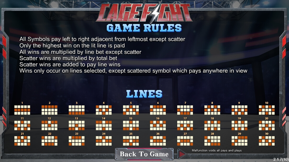 Cage Fight ค่าย simpleplay เว็บ สล็อต เว็บตรง PG SLOT จาก Slot PG