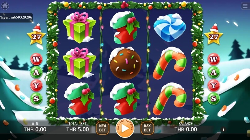 Christmas Candy ค่าย Ka gaming PG SLOT โบนัสพิเศษ 100 %