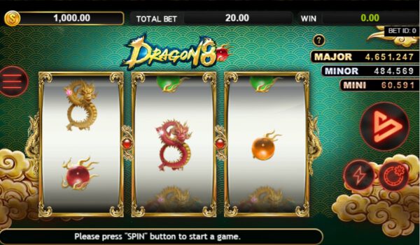 Dragon8 ค่าย Simpleplay เว็บ PGSLOT จาก PG Slot 77