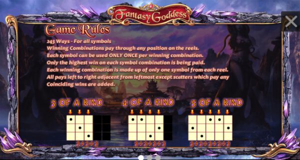Fantasy Goddess ค่าย Simpleplay เว็บ PGSLOT จาก PGslot 311