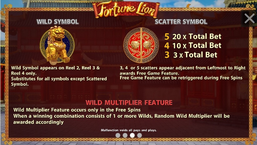 Fortune Lion ค่าย Spimpleplay เว็บ PG SLOT จาก PG168 Slot