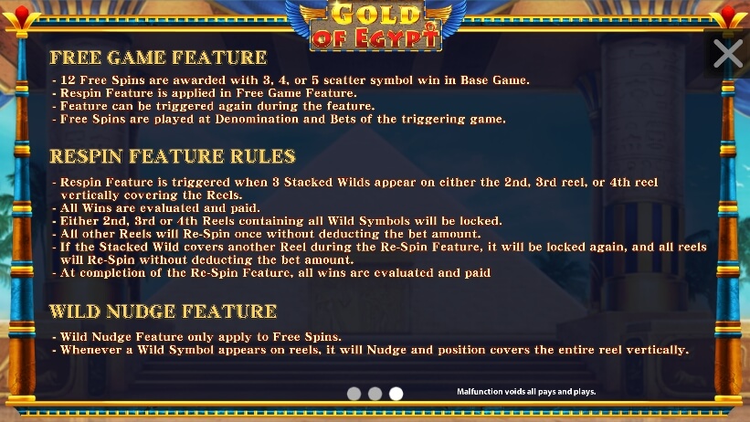 Gold of Egypt ค่าย Spimpleplay เว็บ PG SLOT จาก พีจีสล็อต